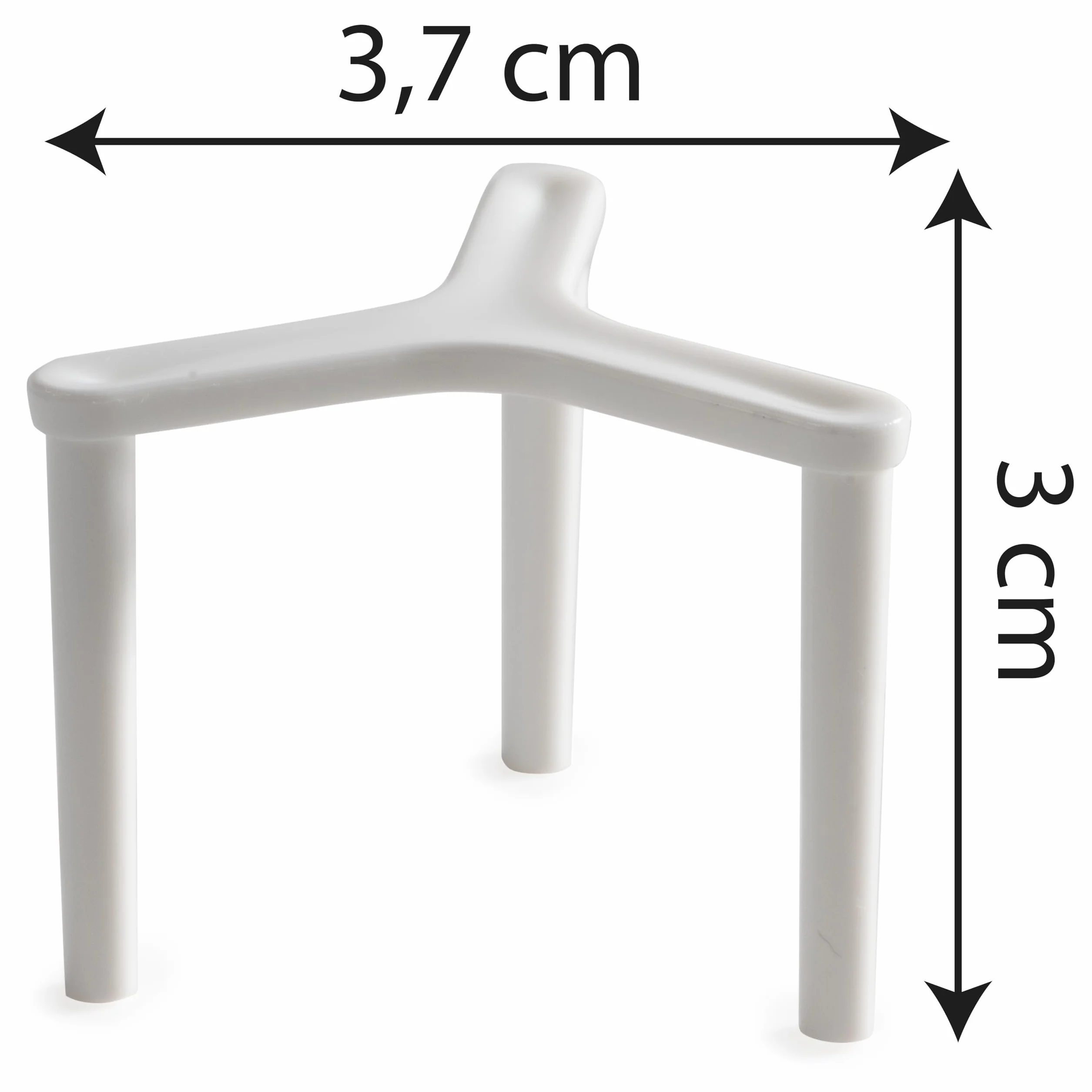 Everest Adv 500 Distanziatori per Scatole Pizza da Asporto 3 cm Supporto Pizza Saver Treppiede Pila Pizza 500 Pezzi
