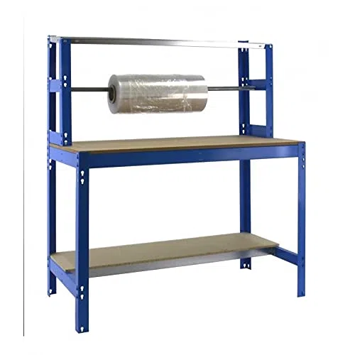 Banco de trabajo BT4 galva/madera 144,5x91x76cm