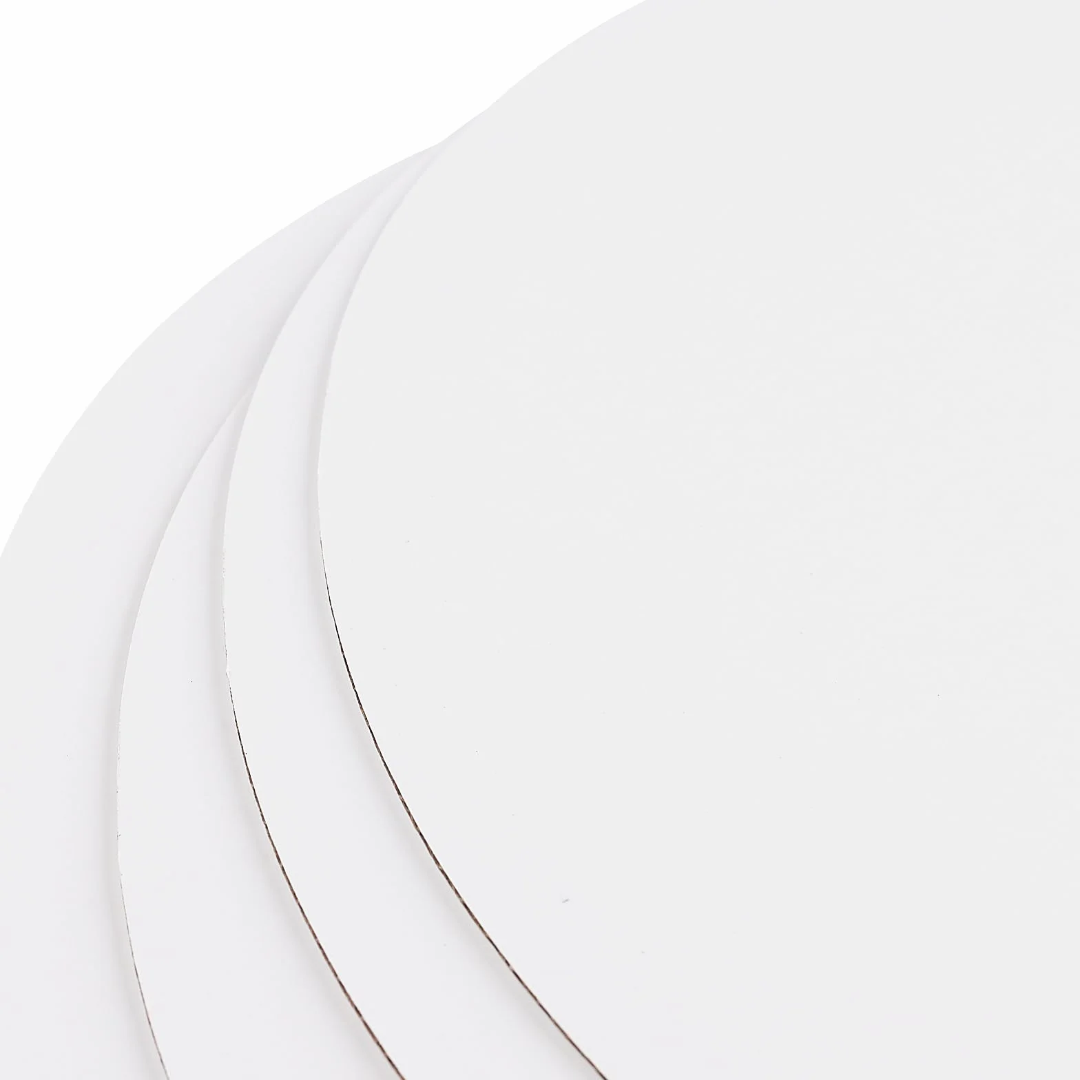 LEXININ Cartoncino bianco per torta 25 cm base rotonda per pizza