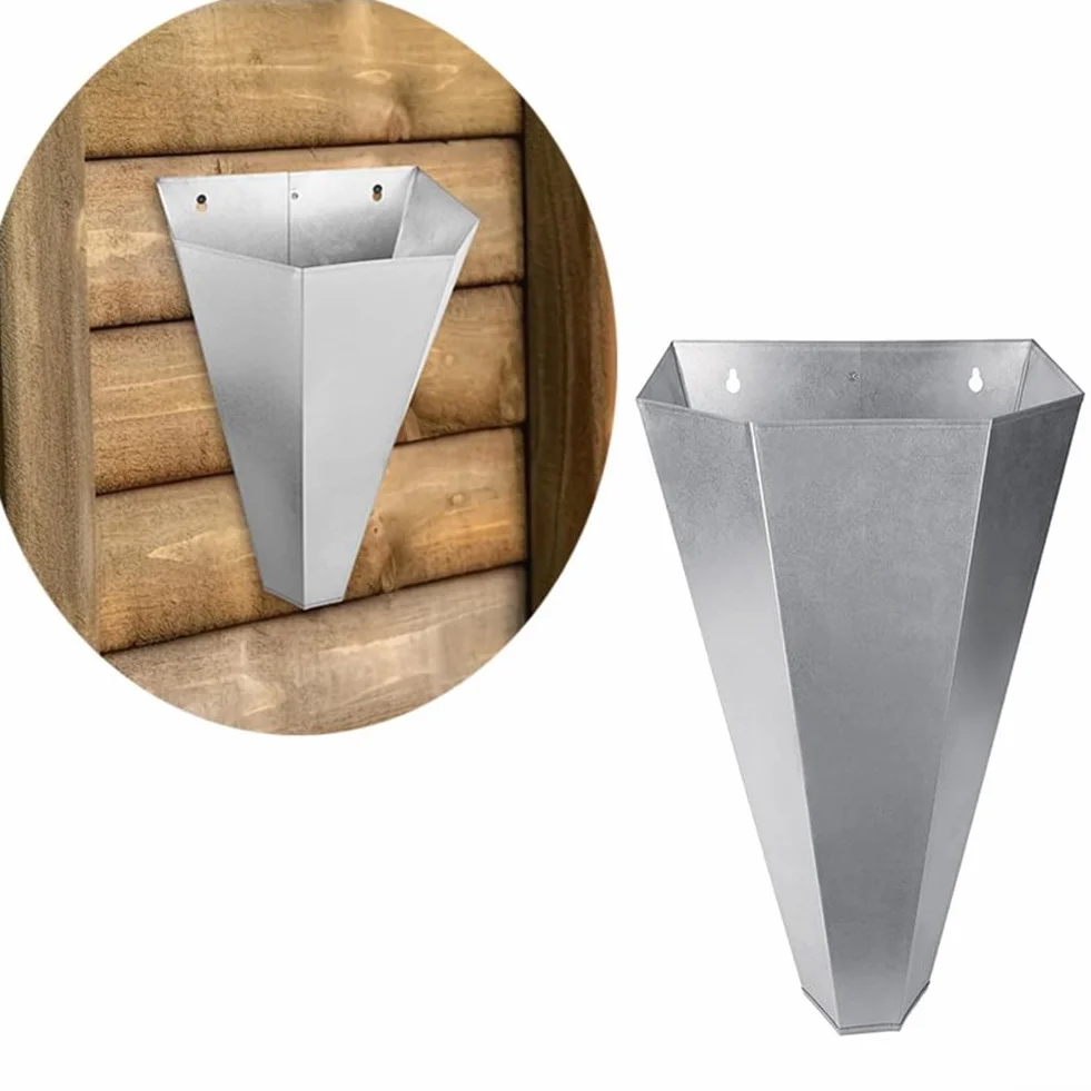 Cono in acciaio per pollame con bordi di sicurezza orlati per polli, tacchini e altre varietà comuni di uccelli da fattoria da 2,7 a 6,4 kg