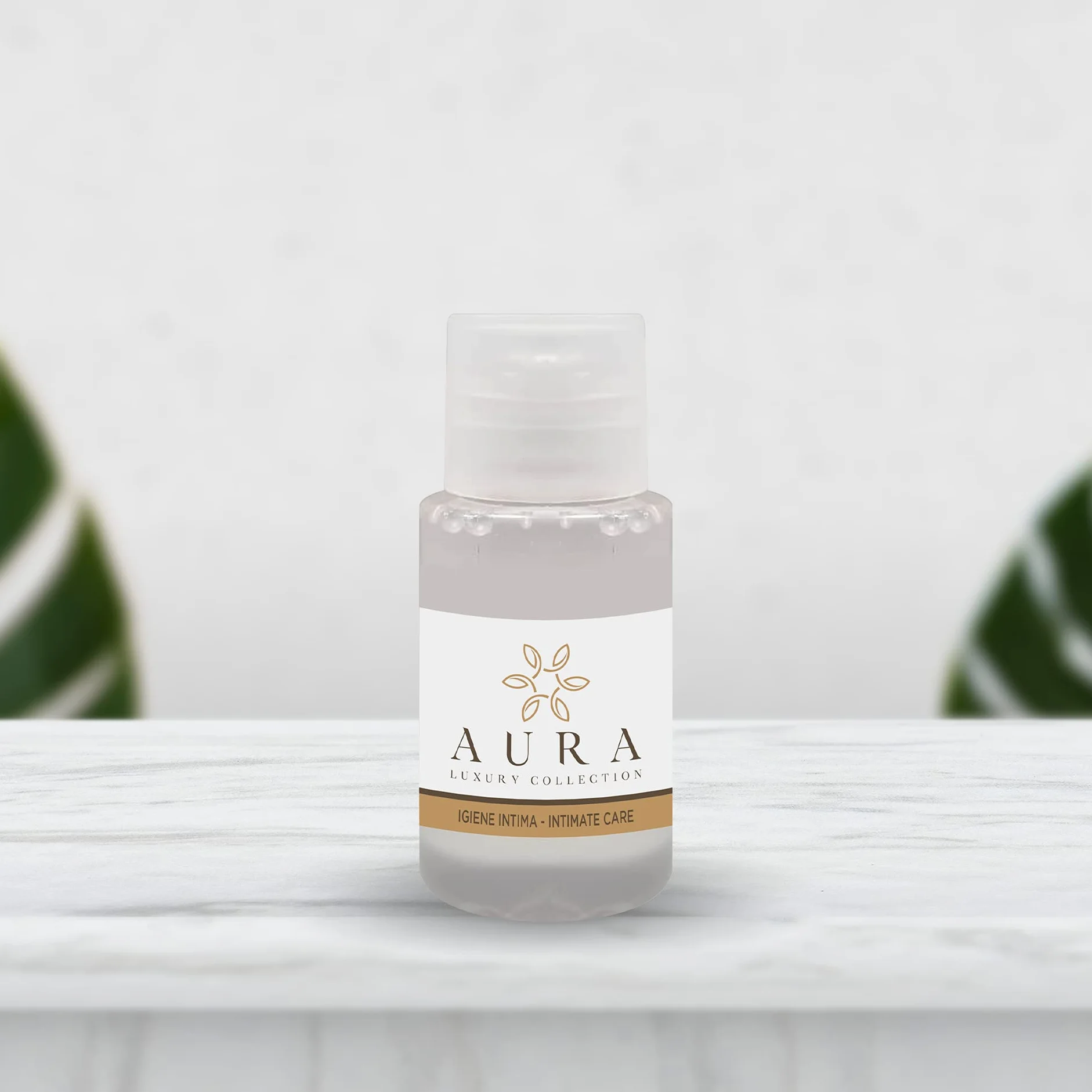 Aura Luxury Collection Kit flacone igiene intima 20 ml Argan bianco