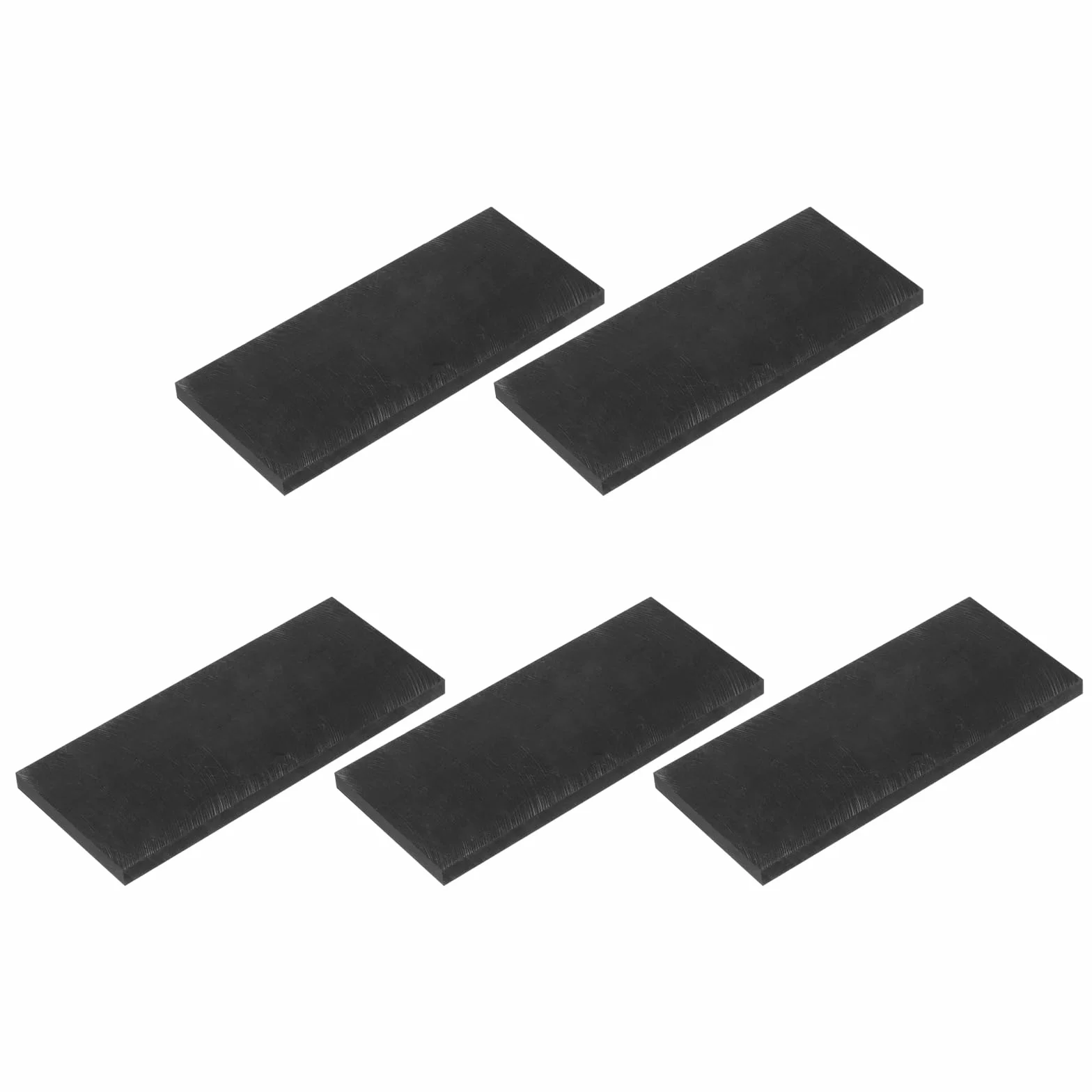 QUARKZMAN Piastra rettangolare in grafite 100x50x5mm 5 pezzi per fusione