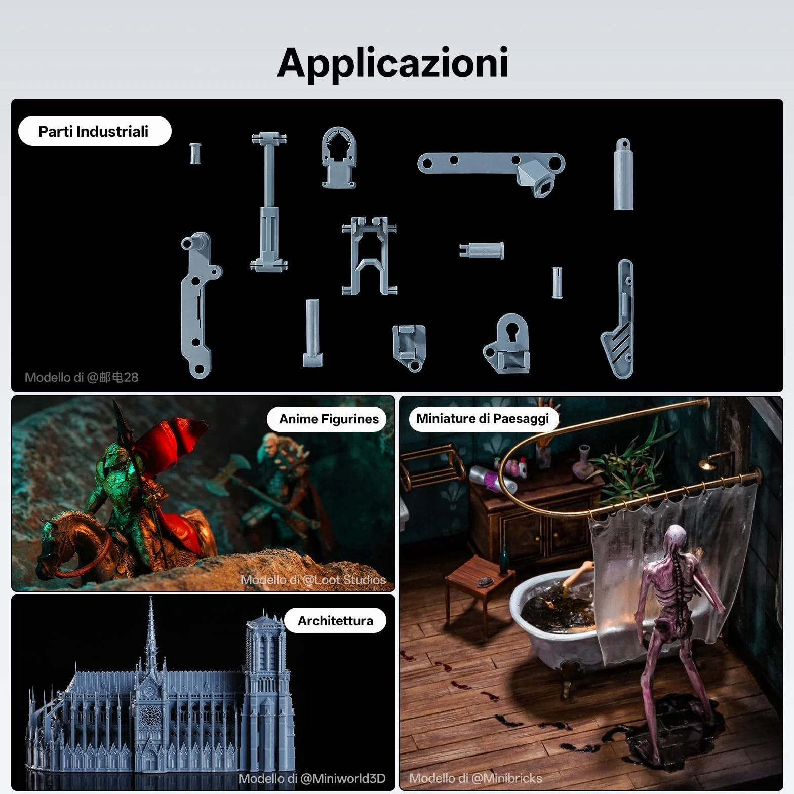ANYCUBIC Resina ABS-Like Pro 2 per Stampante 3D con Eccellente Resistenza e Tenacità, A Basso Odore Resina UV 405nm a Polimerizzazione Rapida per Stampa 3D LCD/DLP/SLA, Traslucido 1000g