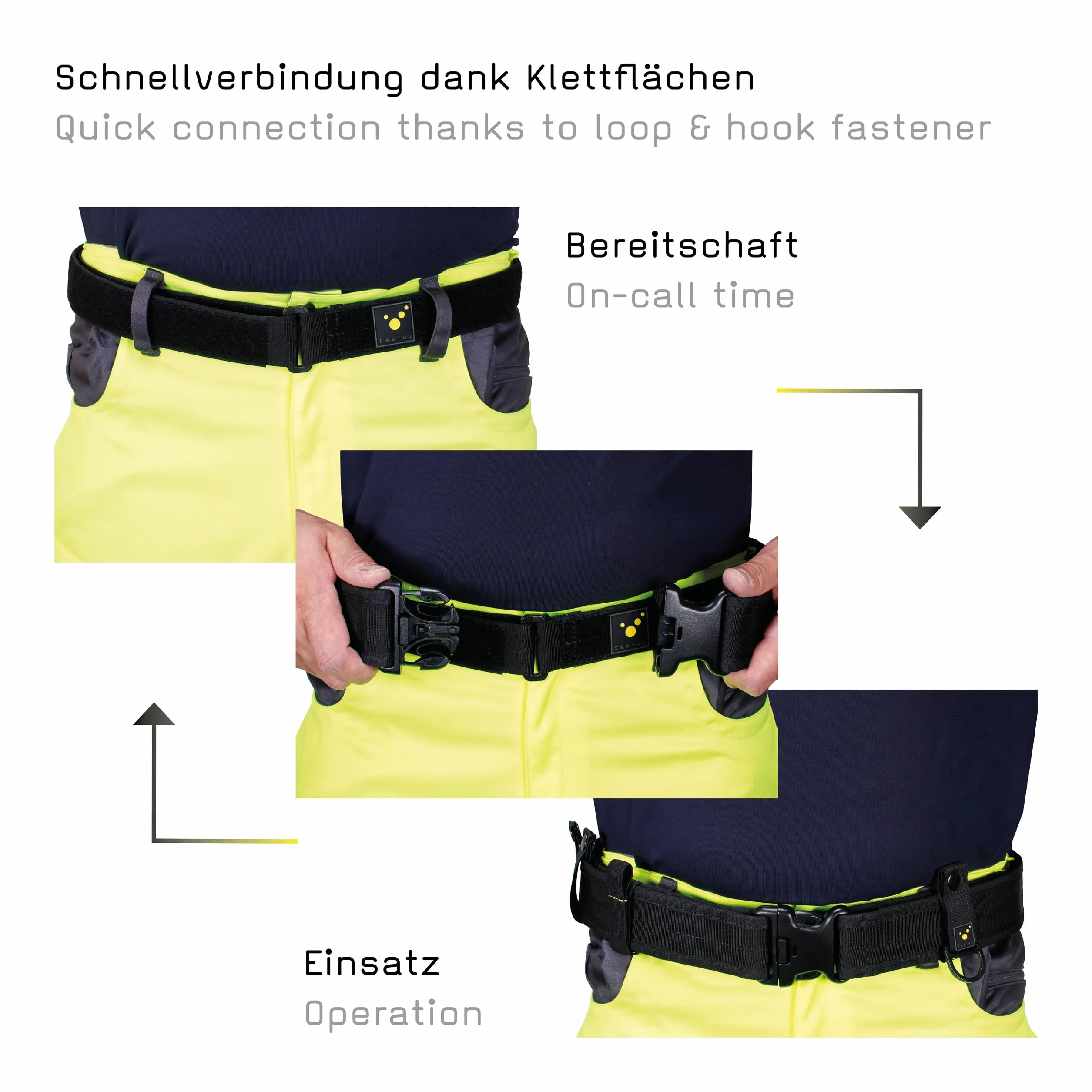 Cinturone per Emergenze BLACK S-XXL