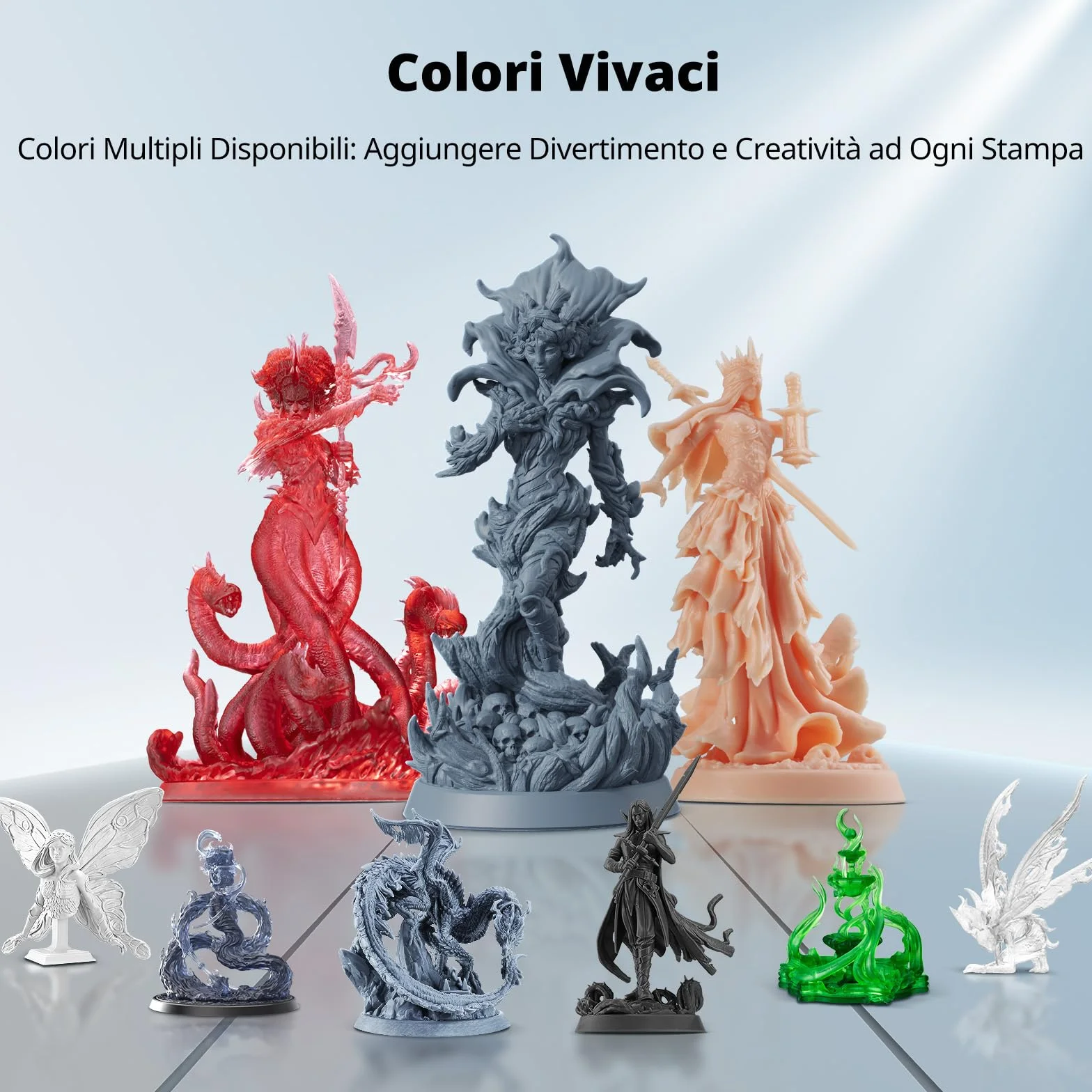 ANYCUBIC Resina ABS Lavabile 3.0, Resina per Stampanti 3D, Alta Resistenza e Tenacità, Basso Odore, Alta Precisione 405nm UV Curable Resin, Adatta a Tutte le Stampanti 3D a Resina, Grigio 1000g