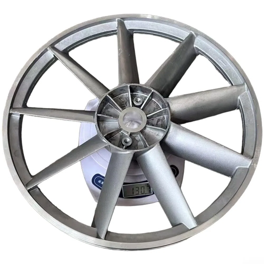 Puleggia del motore del compressore d'aria di 350mm, puleggia di alluminio del metallo del compressore d'aria della cinghia della cinghia della puleggia del volano, parti di ricambio della pompa