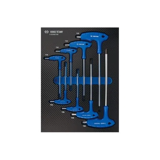Módulo espuma + PP 8 piezas llaves en L Torx T10-T50 Cura della persona e salute