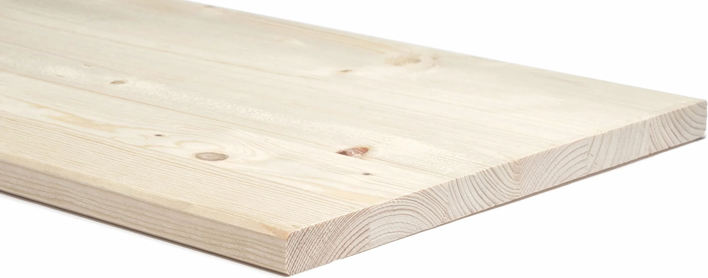 Tavola Lamellare in Abete Grezzo Squadrato 100x50 cm Spessore 18 mm