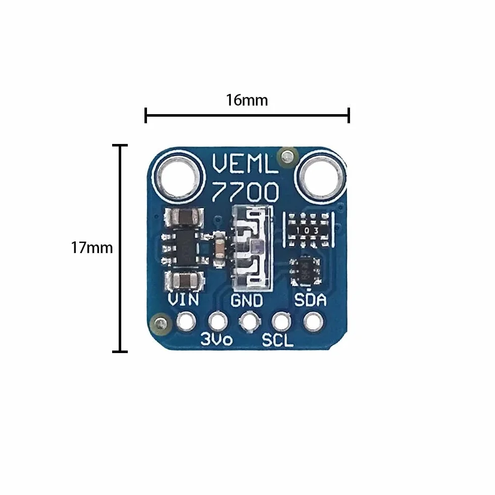 Modulo sensore di luce ambientale VEML7700 120k Lux 2 pezzi