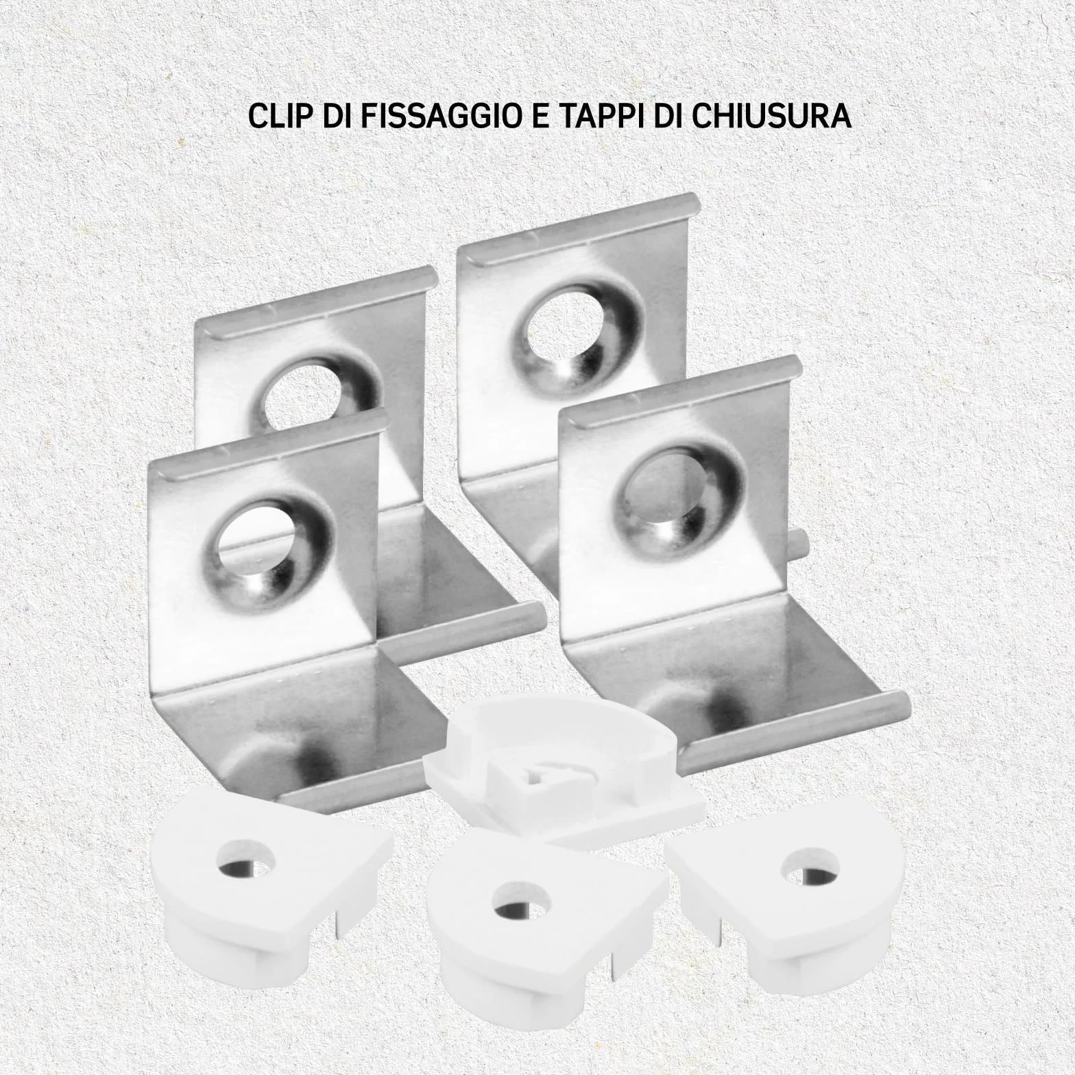 Eurocali 3 Profili Angolari da 2 Metri per Strisce LED - 6 Metri Totali - Angoli 21,3x15,8mm - Profili in Alluminio con Copertura Opaca per Strisce LED fino a 10,5mm