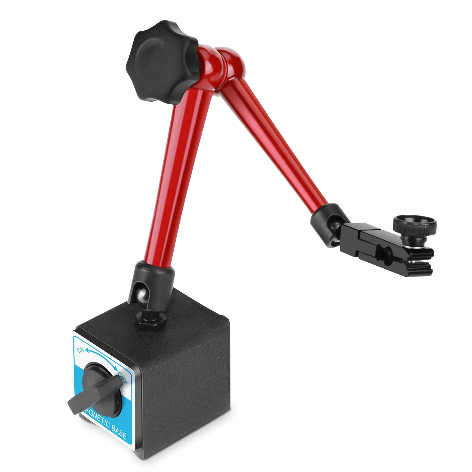 Supporto per Base Quadrante Universale, Supporto di Misurazione Magnetico, Base Magnetica Flessibile Supporto per Base Magnetica Universale Regolabile da 350 mm per Indicatore di Comparatore