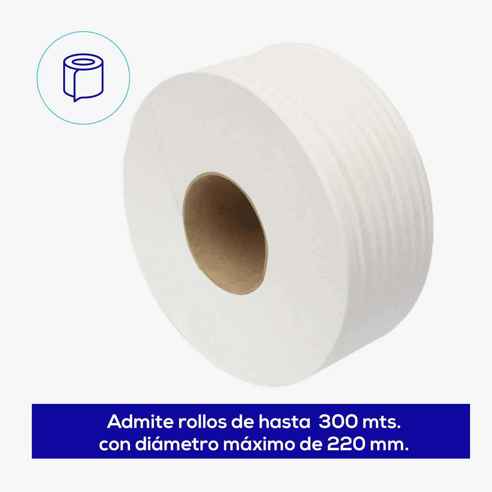 Jofel Azur AE52400 dystrybutor rolek papieru przemysłowy 300 m 220 mm 45 mm