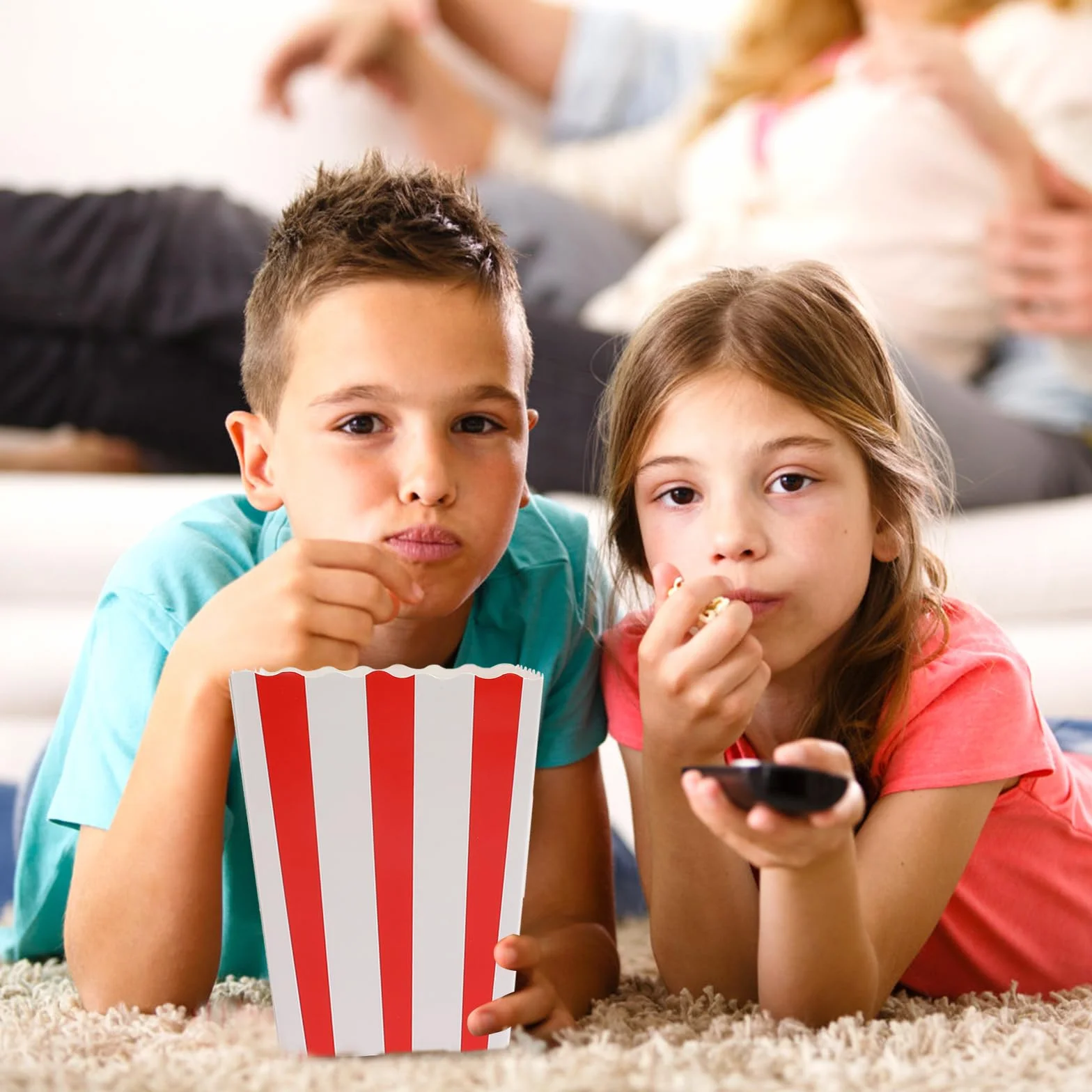 Sacchetti Popcorn Riutilizzabili: Scatole di Cartone per Festa Cinema, Natale, Compleanno