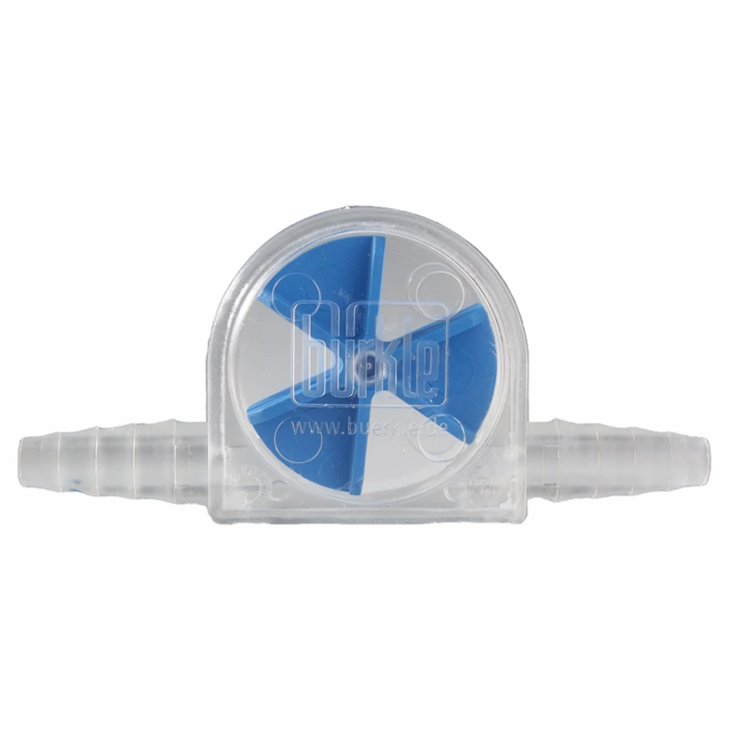 Bürkle SAN Indicatore di flusso trasparente per tubi da 6 mm a 11 mm