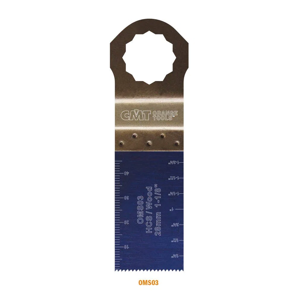 CMT OMS03-X50 - HOJA de sierra de INMERSIoN y PERFILADORA para madera HCS 28x48 mm 18TPI-U