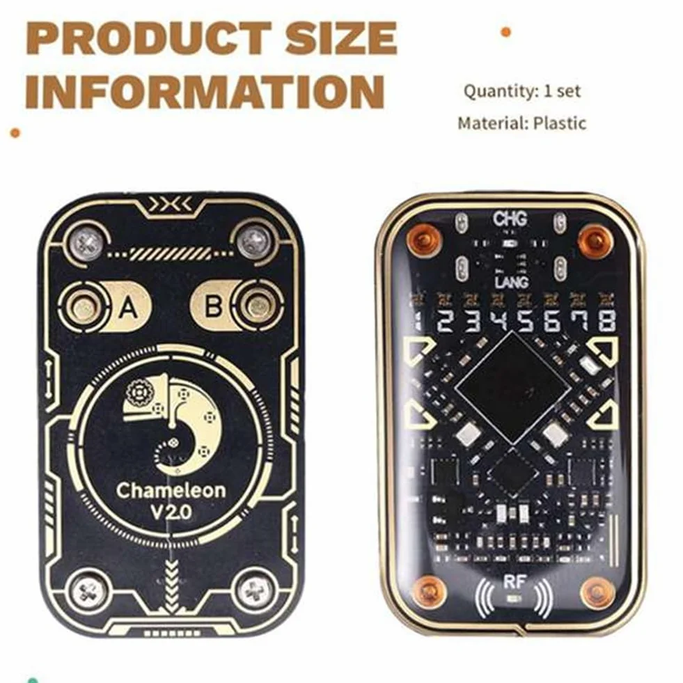 Chameleon Ultra V2.0 RFID Ultimate Emulatore NFC Duplicatore + 3XCUID 6XUID 125Khz 13.56Mhz Card Decodifica Lettore RFID