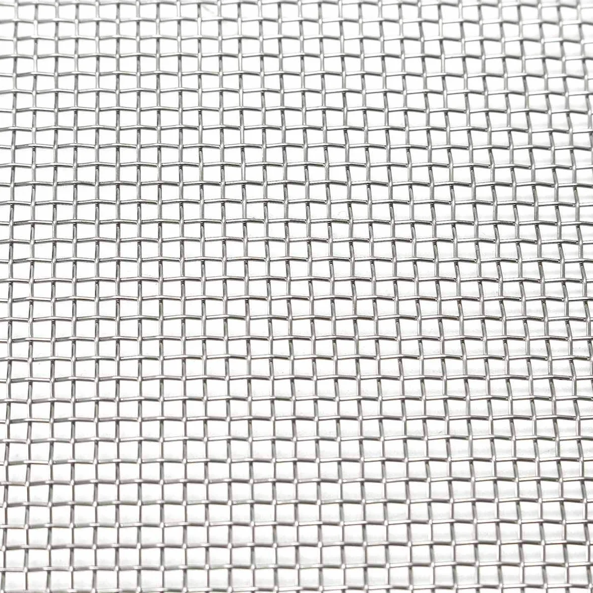 Acciaio Inox 304 Woven Wire Mesh 10 Mesh Rete Di Recinzione Rete Metallica Foglio 2,17 Millimetri Hole-50x100cm/19.7x39.4inch 2pcs
