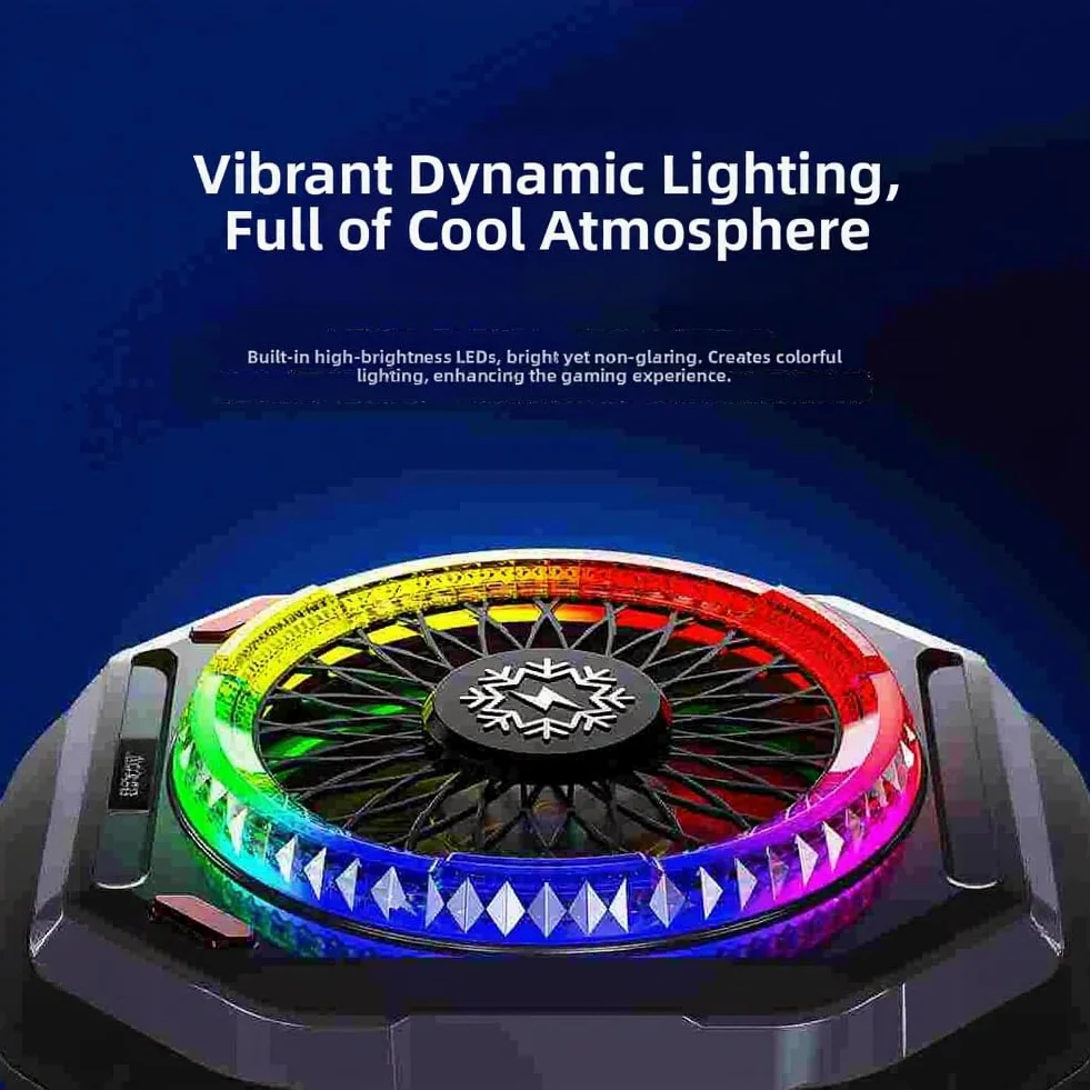 TH28 Pro Mobile Gaming Cooler, dissipatore di calore a semiconduttore da 30 W con controllo AI, 5 livelli di velocità, design magnetico e clip-on