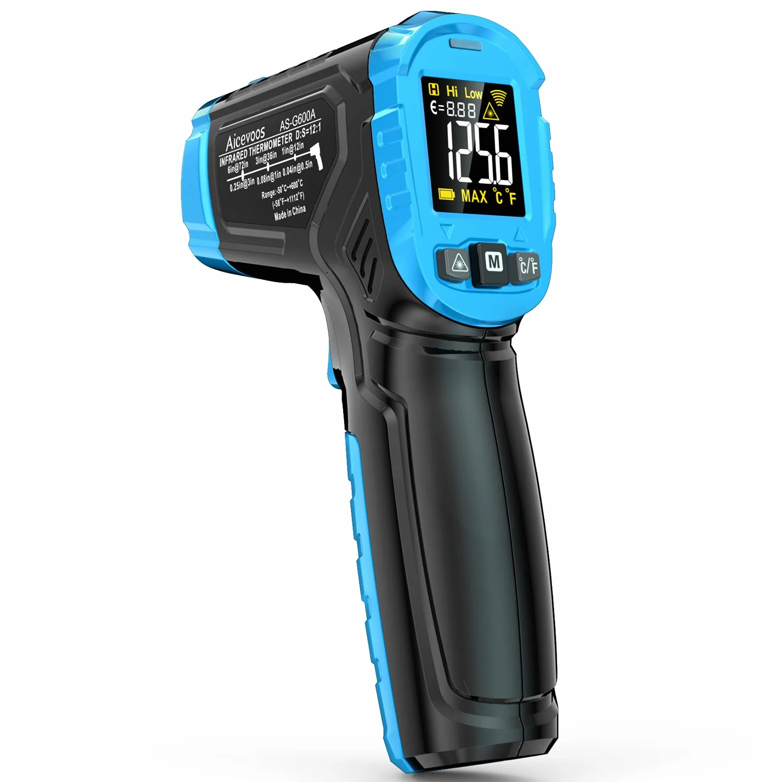 Termometro a infrarossi Pistola Laser IR Temp Gauge G600A -58°F - 1112°F