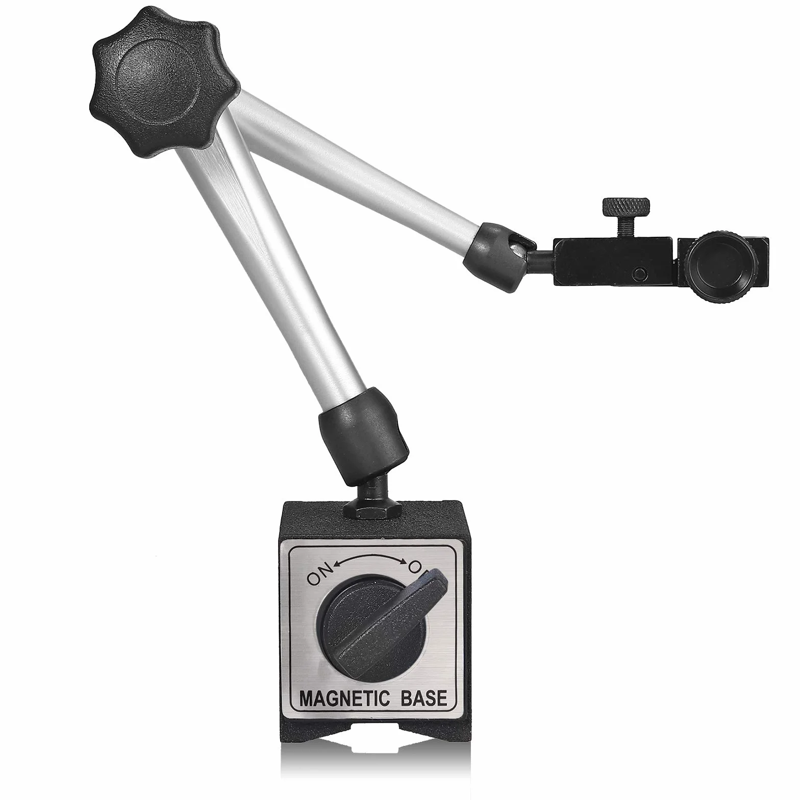 AUTOUTLET Comparatore con Base Magnetico per Indicatore Quadrante Digitale,Trazione Massima 176 Libbre/80 KG,Supporto Universale del Comparatore,Braccio Rregolabile,Interruttore ON/OFF