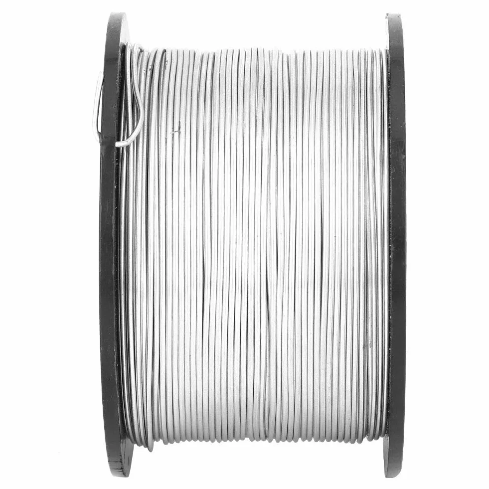 Filo per Legare Macchina 4 Pezzi 110 M 0,8 Mm Acciaio per Tondo per Cemento Armato