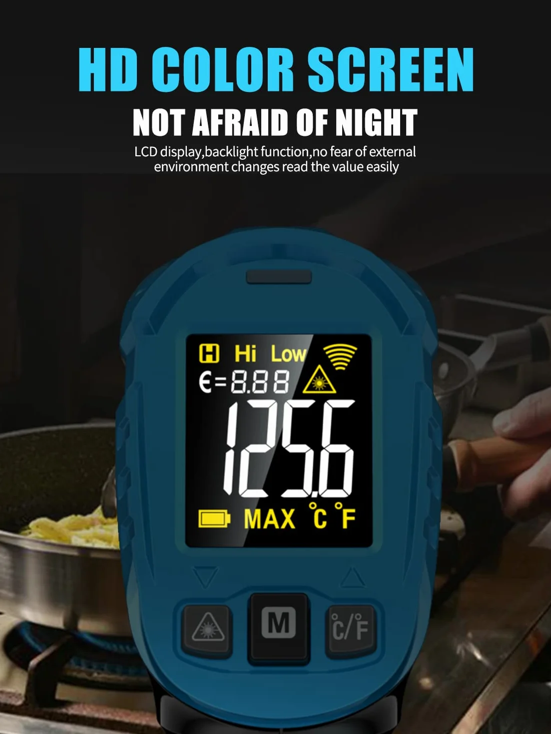 Termometro a infrarossi Pistola Laser IR Temp Gauge G600A -58°F - 1112°F