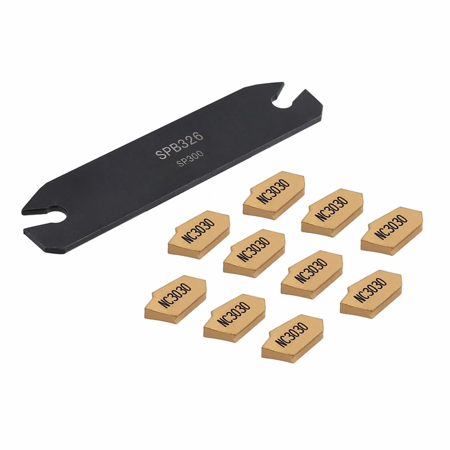 SPB26-3 Utensile da taglio scanalature 26 mm 10 inserti GTN-3 SP300 lame carburo alta durezza per semilavoratura acciaio