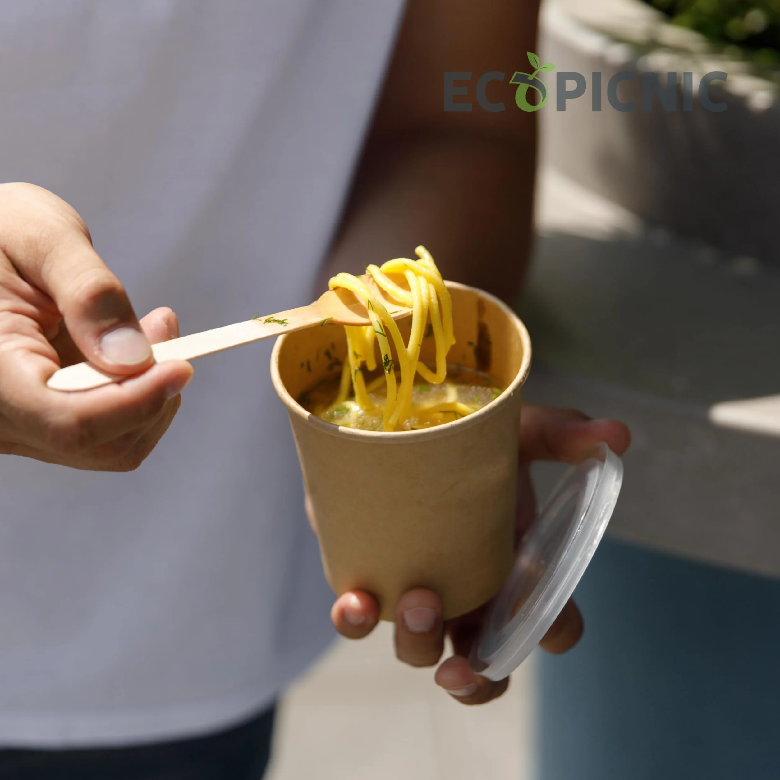 Ciotole Monouso in Carta Kraft 750 ml 50 Pezzi Contenitori Biodegradabili per Alimenti Caldi e Freddi