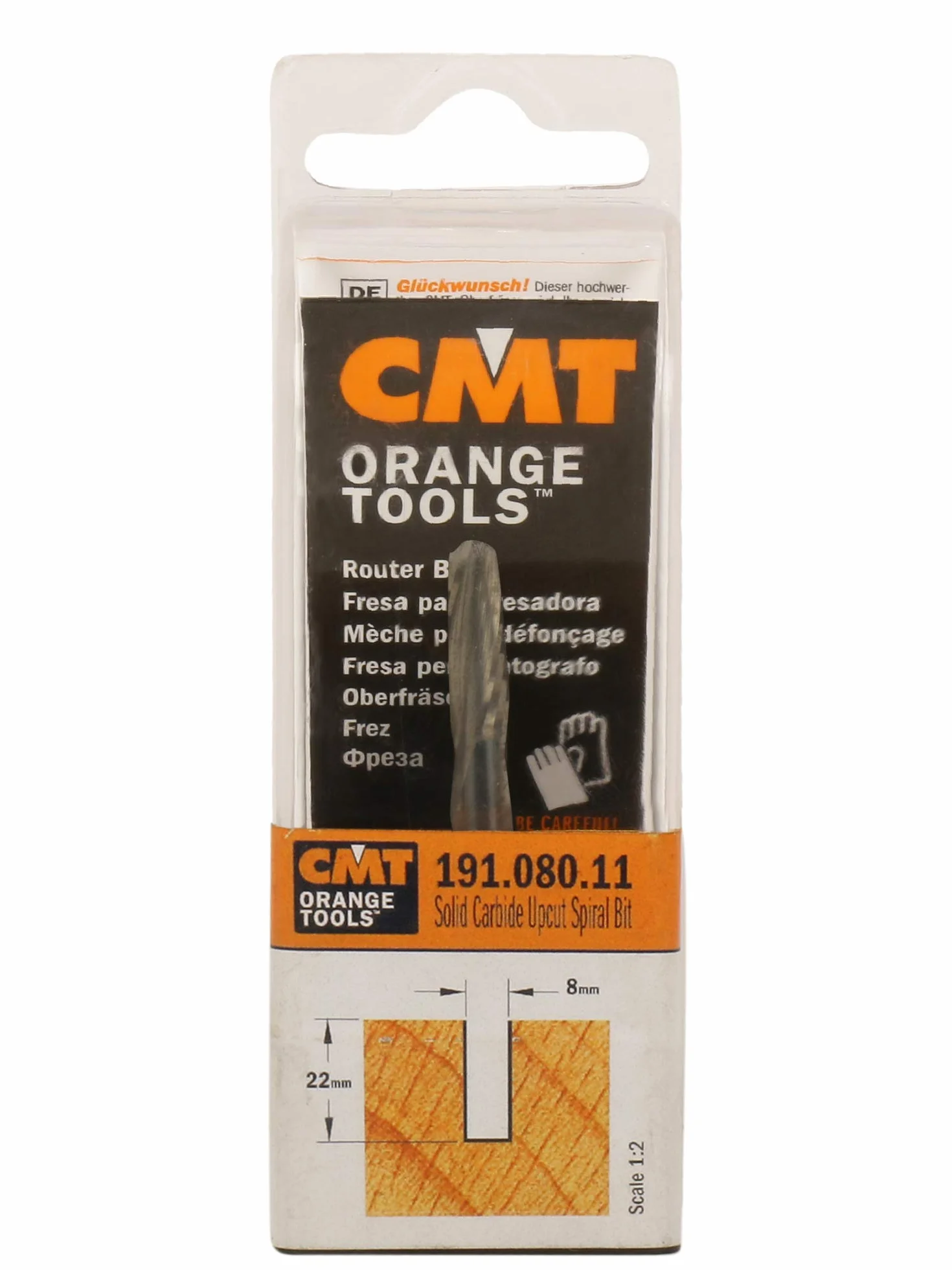 CMT 191.630.11 - FRESA ELICOIDALE Z2 POS. HWM S=6 D=3x12x60 DX