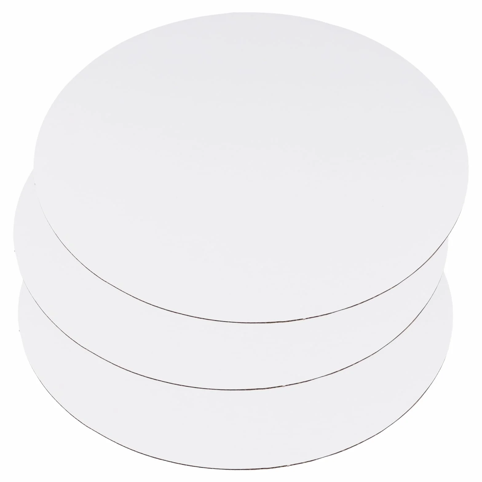 LEXININ Cartoncino bianco per torta 25 cm base rotonda per pizza