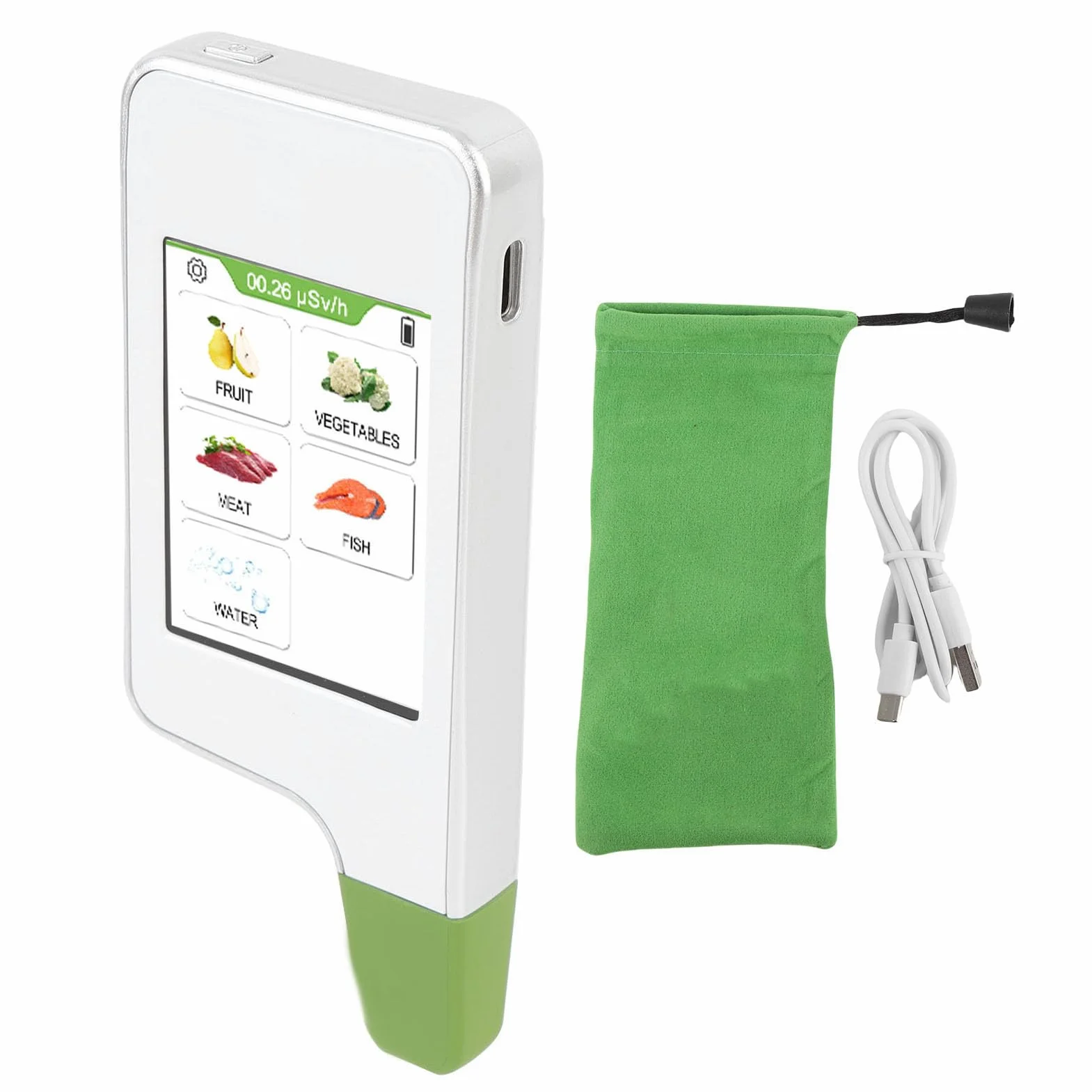 LICAEVEY Tester Nitrati, Misuratore TDS con Rilevatore Nitrati Alimentari 2 in 1 per Frutta Verdura, Carne, Misuratore TDS Acqua Portatile per Acquari Potabili, Risultati 3s Veloci e Accurati,