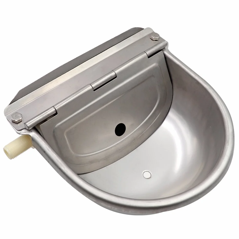 M.Z.A Abbeveratoio per abbeveratoio per Bestiame Abbeveratoio Automatico per Bevande in Acciaio Inox con valvola a Galleggiante per Pecore di Capra